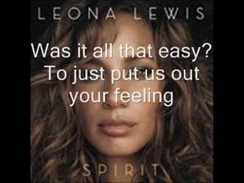 leona lewis better in time
